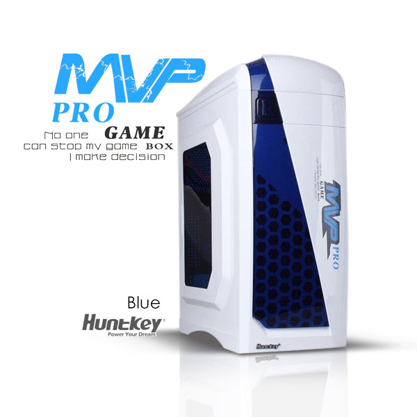 Huntkey MVP Pro Gaming computer chassis - Blue (No PSU Included)