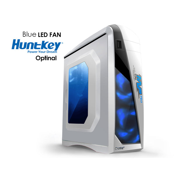Huntkey MVP Pro Gaming computer chassis - Blue (No PSU Included)