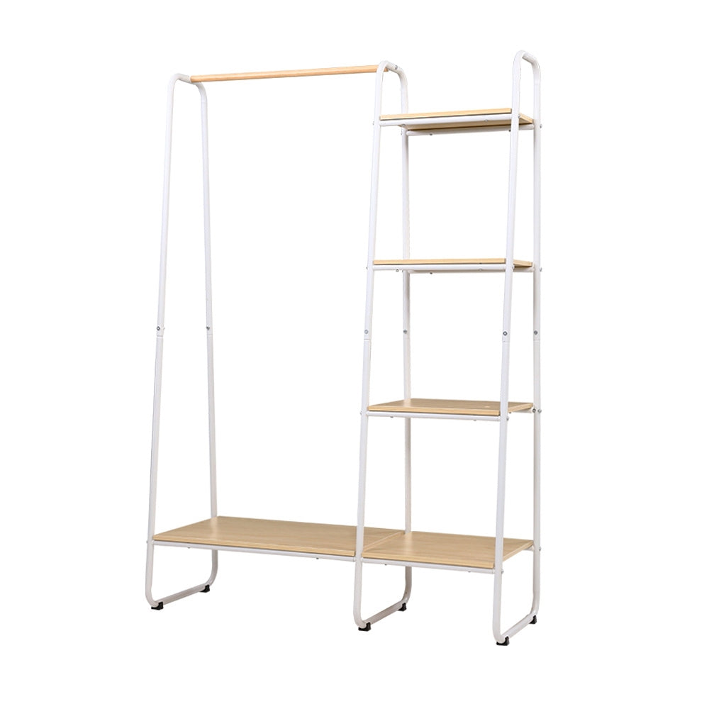 Artiss Clothes Rack Coat Stand 150cm Hanger Closet White