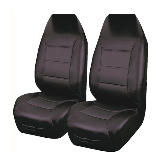 UNIVERSAL FRONT SEAT COVERS SIZE 60/25 BLACK EL TORO SERIES II