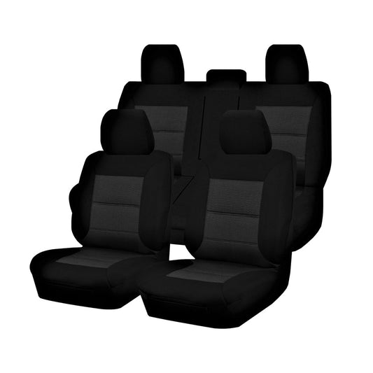 Premium Jacquard Seat Covers - For Toyota Tacoma Dual Cab (2015-2022)