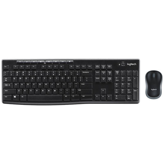 LOGITECH MK270R Wireless Keyboard and Mouse Combo 2.4GHz Wireless Compact Long Battery Life 8 Shortcut keys KBLT-MK235