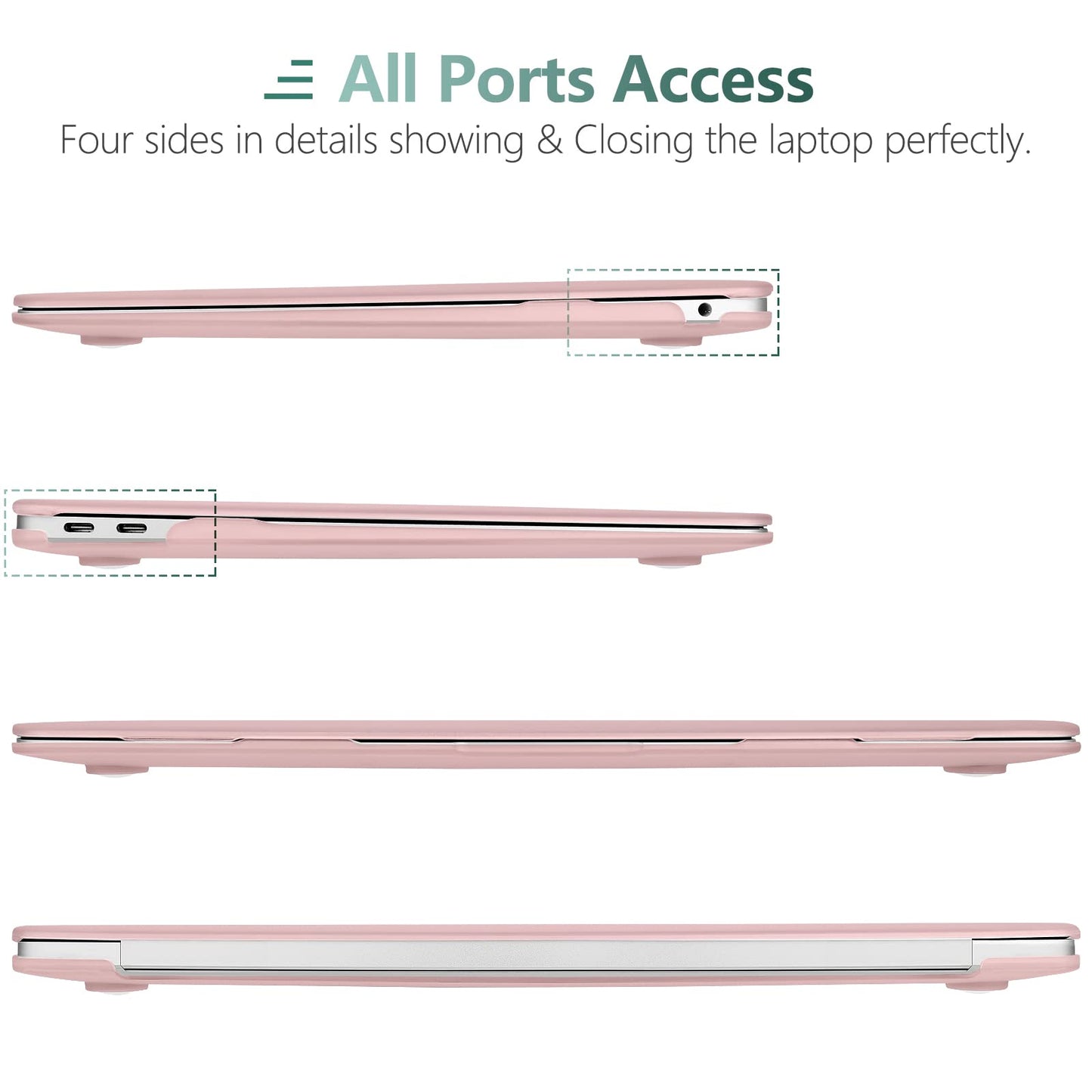 Suitable for MacBook Air 13 Inch Case 2022 2021 2020 2019 2018, A1932, A2179, A2337 Shell Case Keyboard Cover