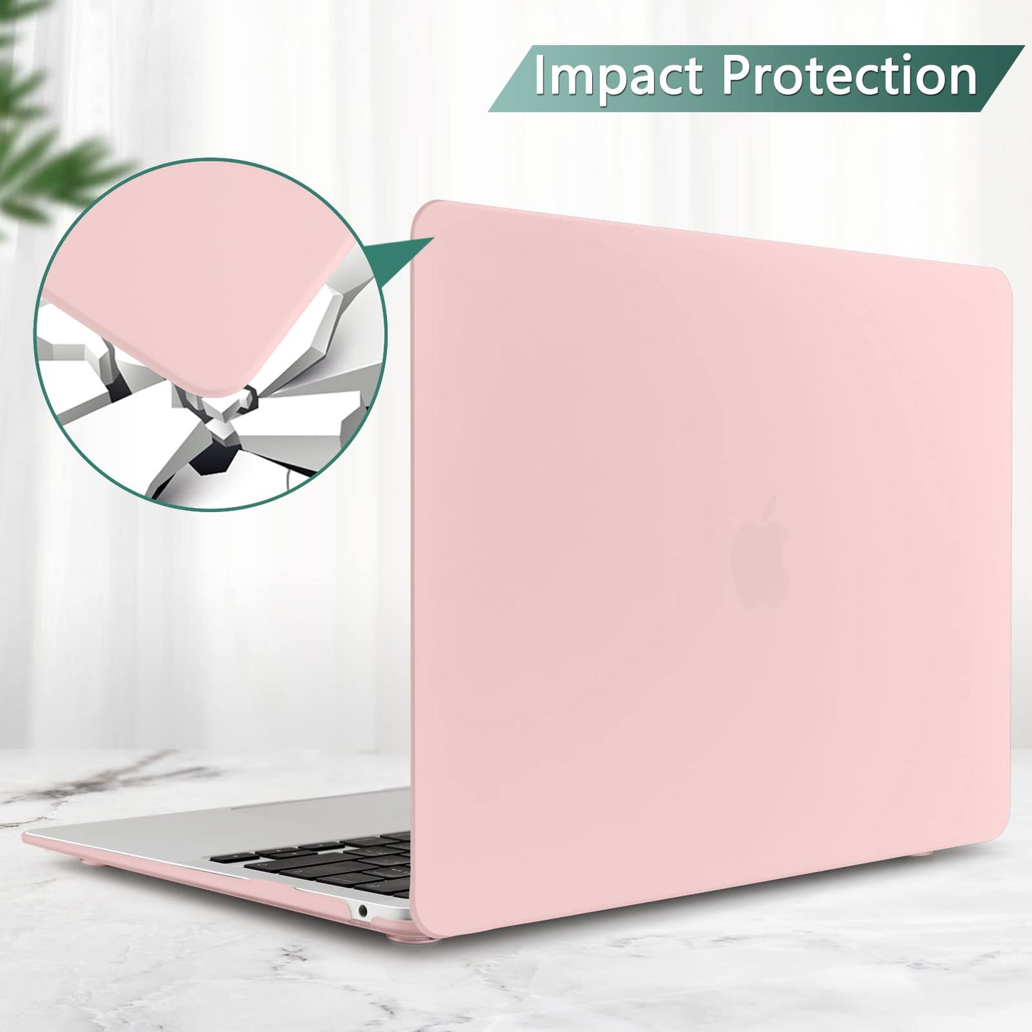 Suitable for MacBook Air 13 Inch Case 2022 2021 2020 2019 2018, A1932, A2179, A2337 Shell Case Keyboard Cover
