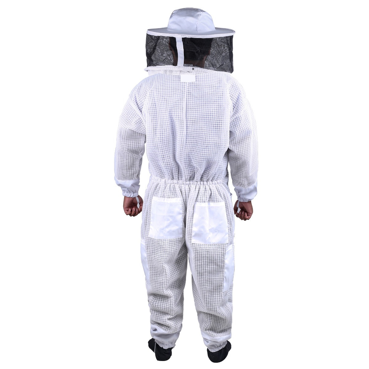 Beekeeping Bee Full Suit 3 Layer Mesh Ultra Cool Ventilated Round Head Beekeeping Protective Gear SIZE M