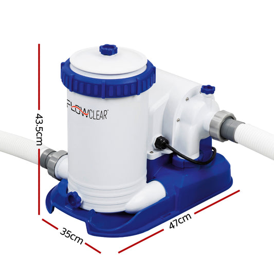 Bestway 2500 GPH Filter Pump Swimming Pool Cleaner