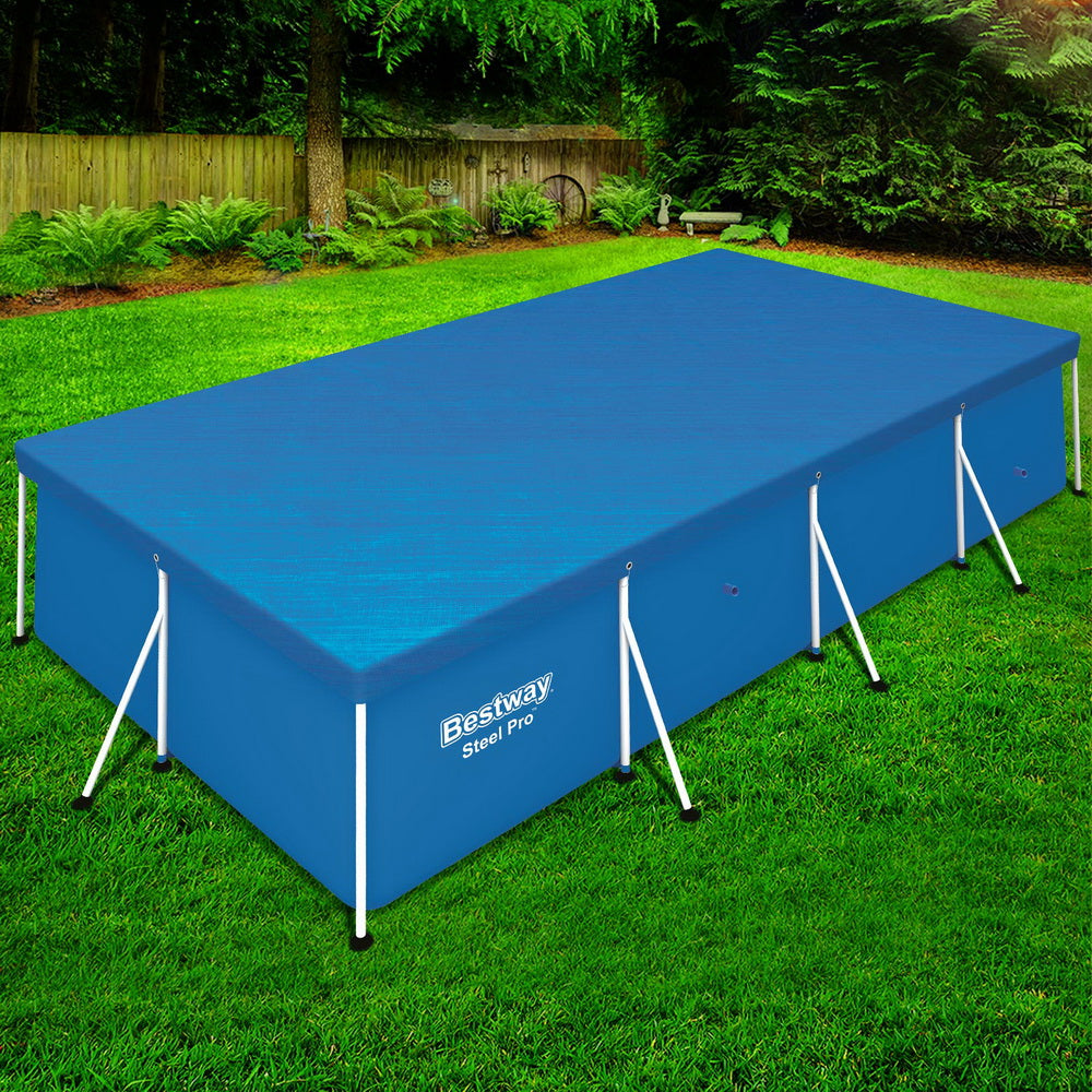 Bestway Pool Cover Fits 4.04x2.12m Above Ground Swimming Pool PE Blanket