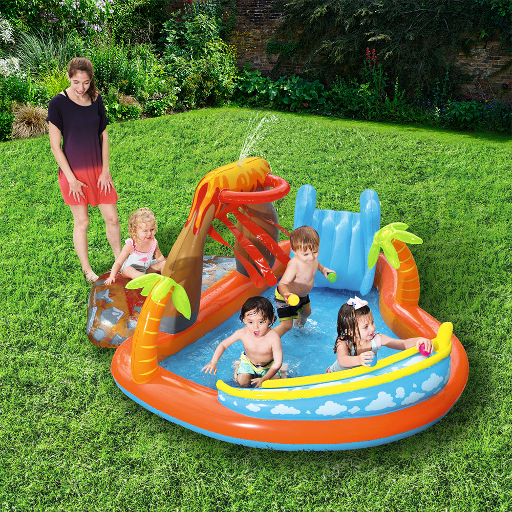 Bestway Kids Pool 265x265x104cm Inflatable Above Ground Swimming Play Pools 208L