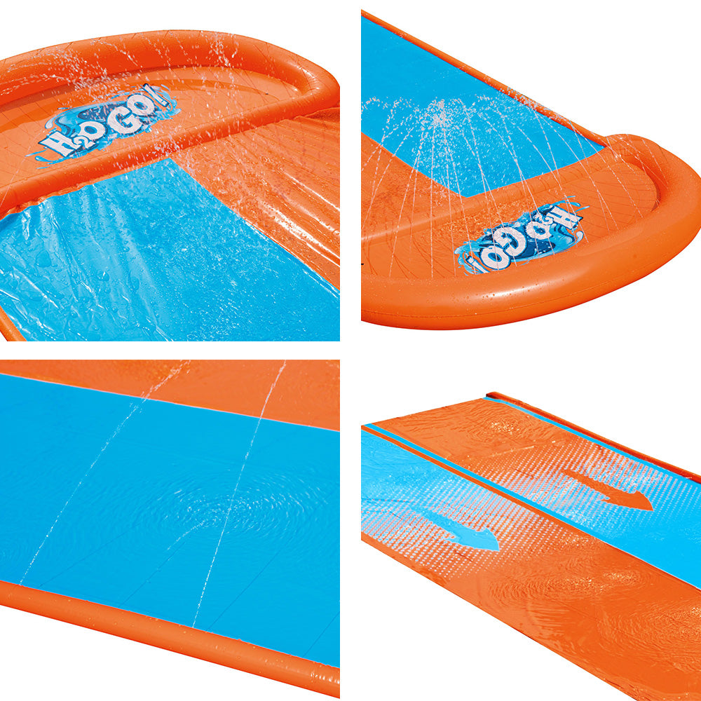 Bestway Water Slide Kids Slip 488cm Dual Slides Inflatable Splash Pad