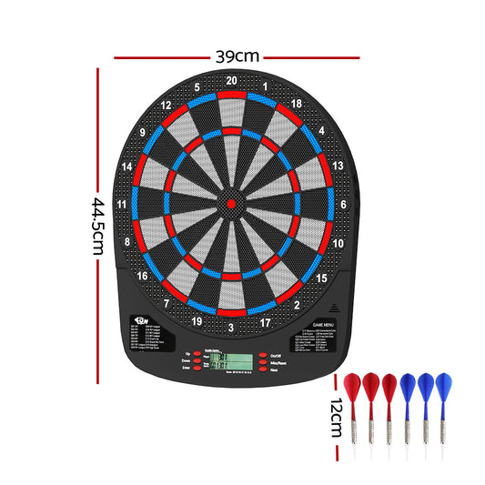 13.5" Electronic Dartboard Dart Board Set 32 Games Party Sport Competition