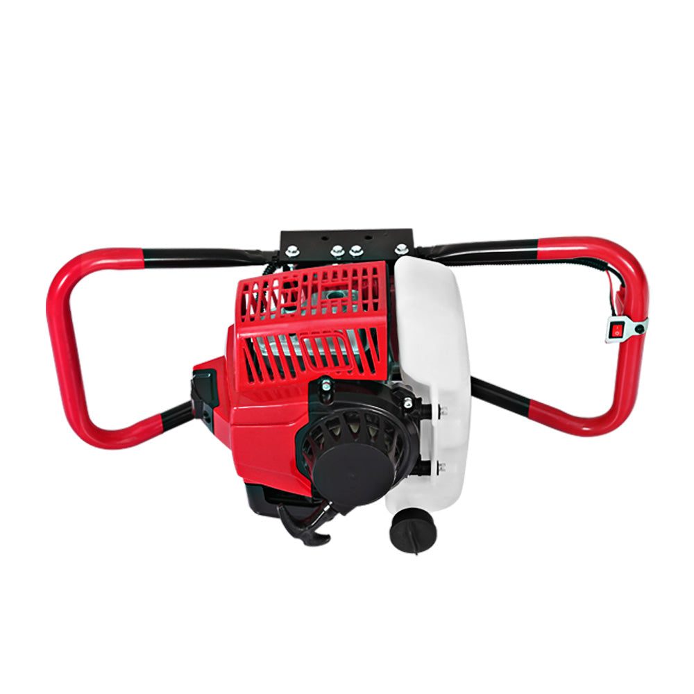 Giantz 92CC Post Hole Digger Motor Only Engine Petrol Red