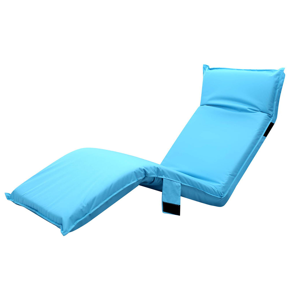 Artiss Floor Lounge Sofa Camping Chair Blue