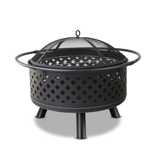 Grillz Fire Pit BBQ Grill 76cm