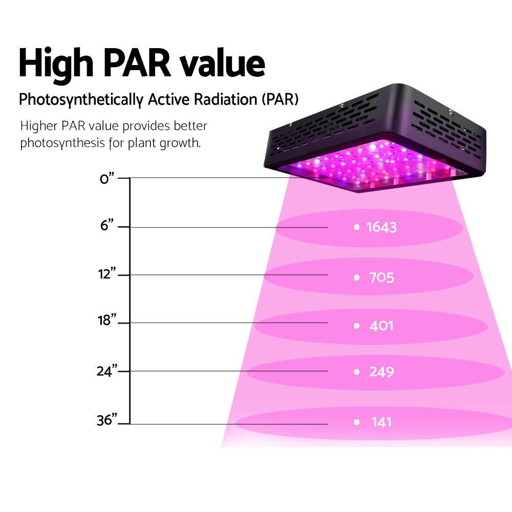 Greenfingers 600W Grow Light LED Full Spectrum Indoor Plant All Stage Growth