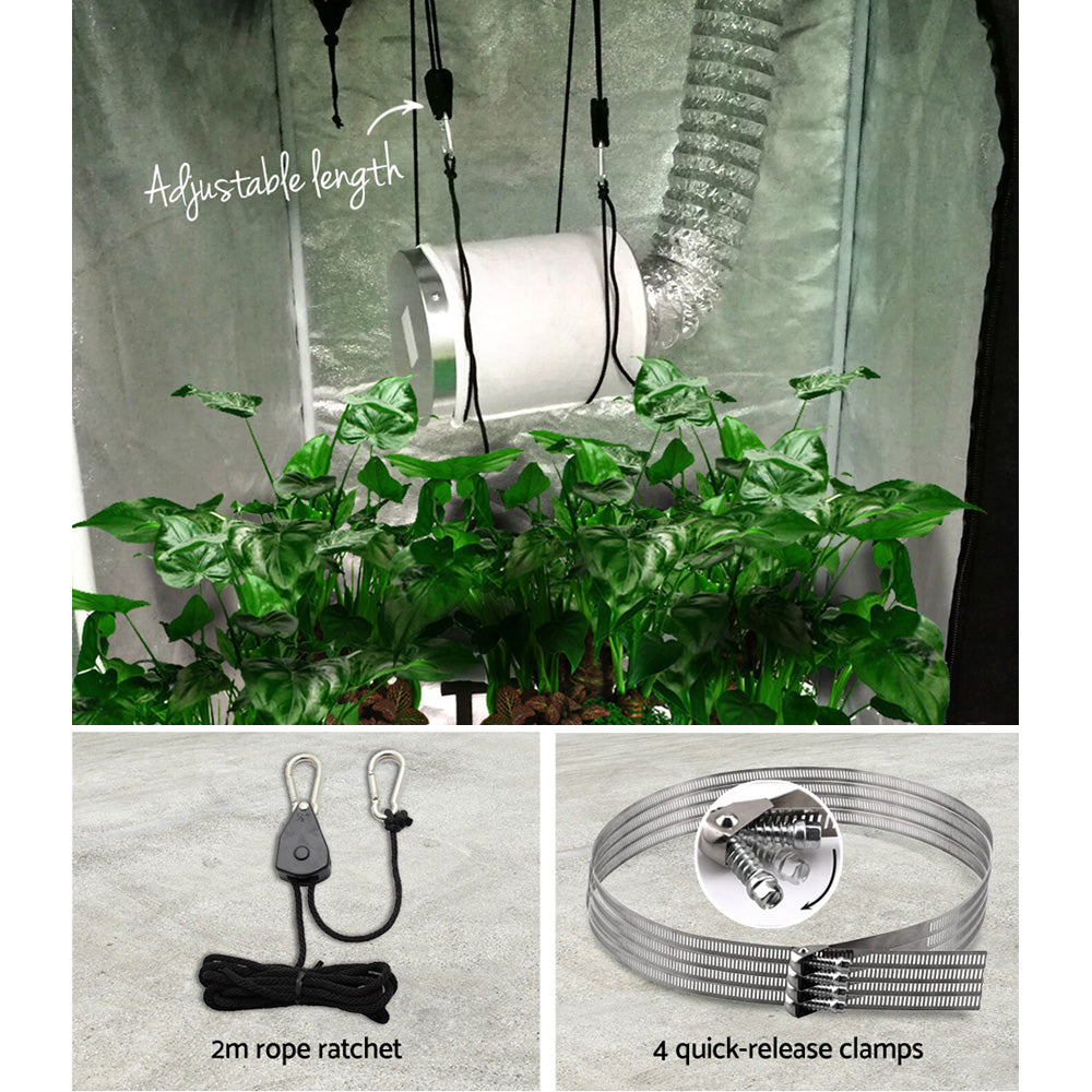 Greenfingers 6"Ventilation Kit Fan Hydroponics Grow Tent Kit Carbon Filter Duct,Greenfingers 6"Ventilation Kit Fan Hydroponics Grow Tent Kit Carbon Filter Duct