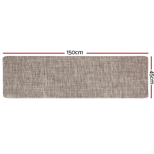 Artiss Kitchen Mat 45x75cm PVC Floor Rug Carpet Non-slip Gina