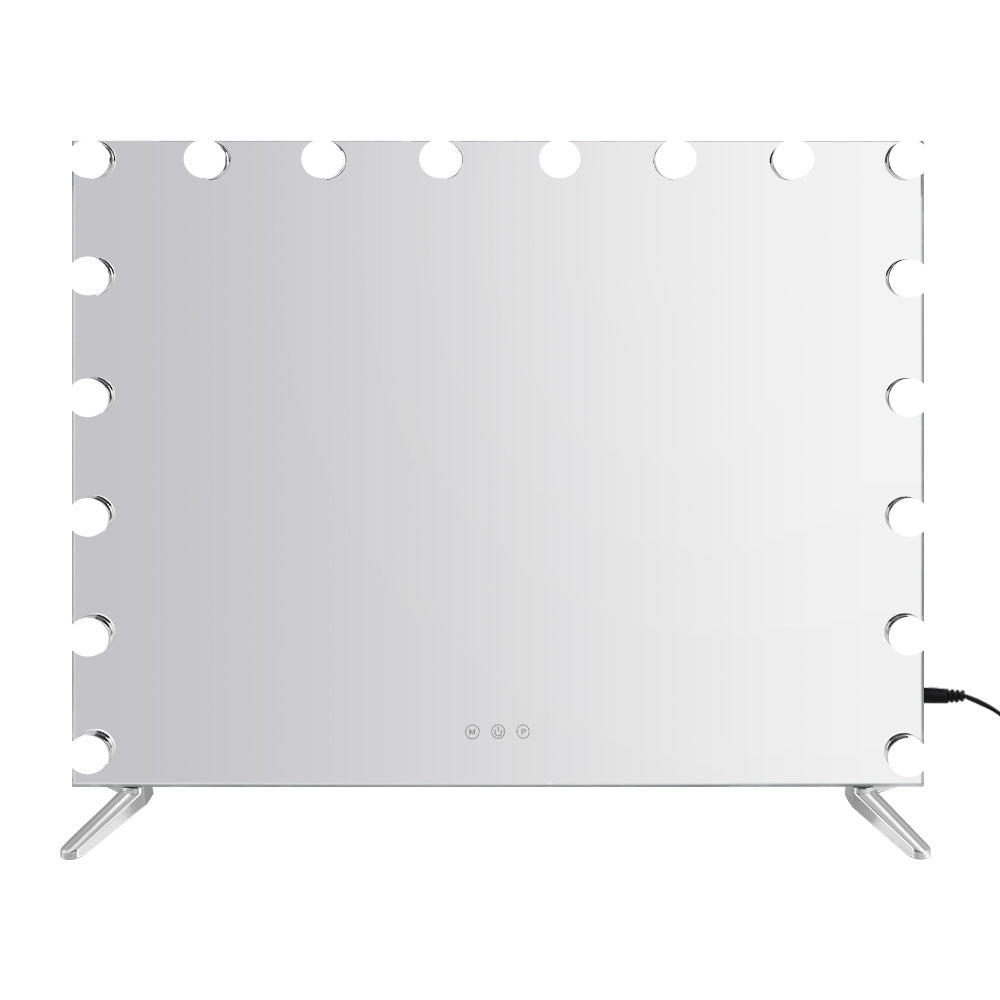 Embellir Makeup Mirror 80X65cm Hollywood with Light Vanity Dimmable Wall 18 LED