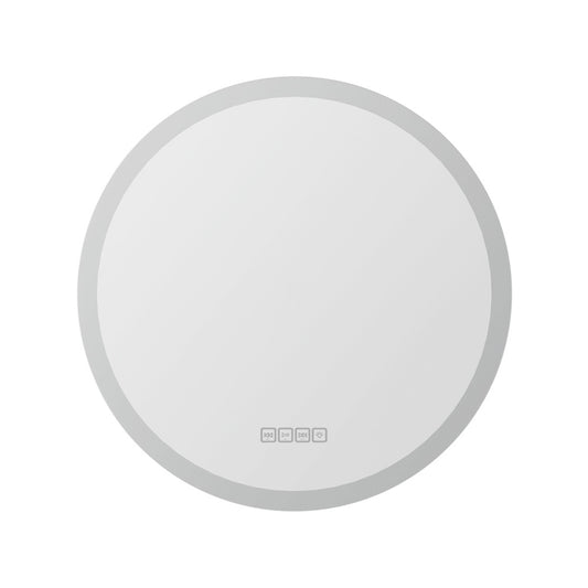Embellir Bluetooth LED Wall Mirror With Light 60CM Bathroom Decor Round Mirrors