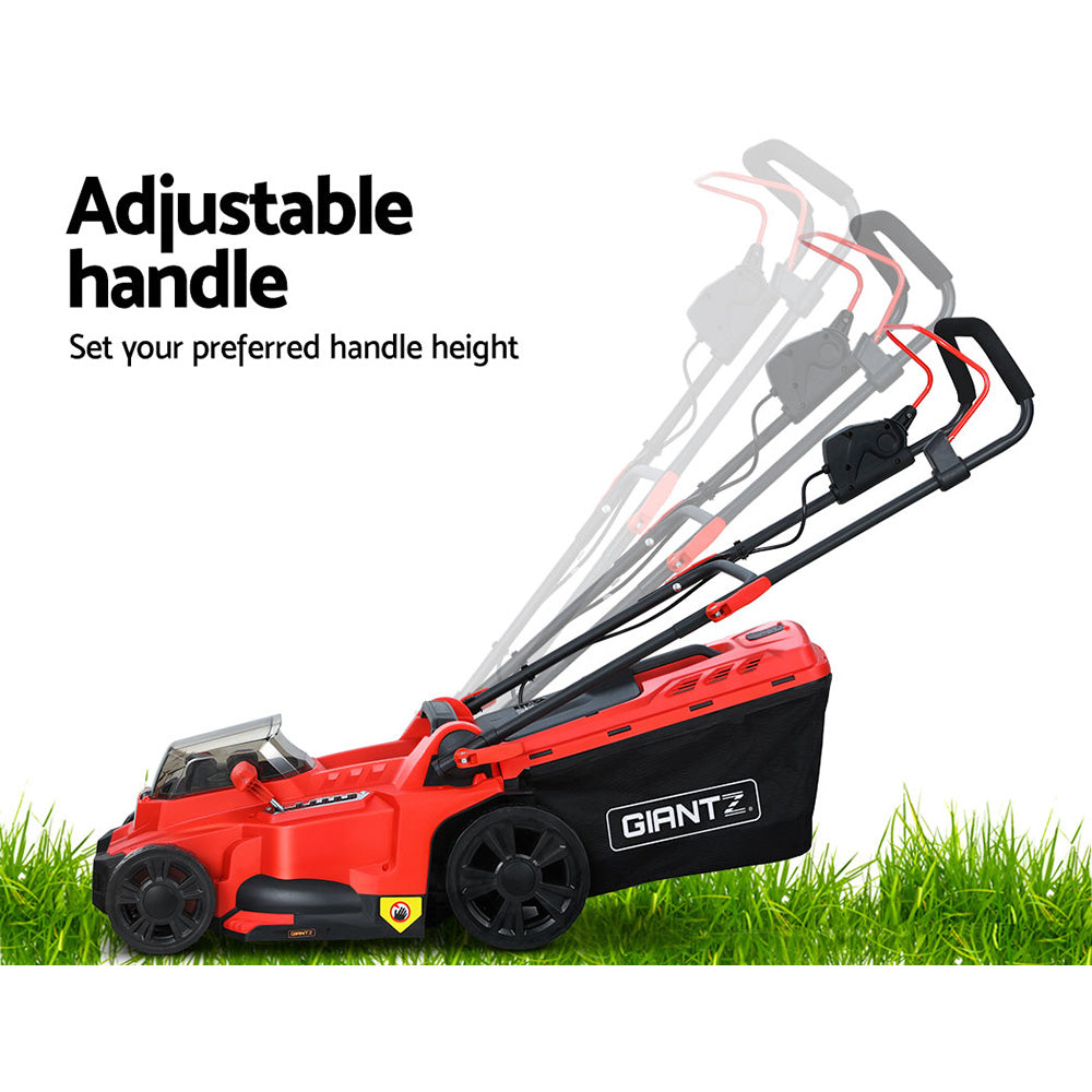 Giantz Lawn Mower Cordless Electric Lawnmower Lithium 40V Battery Powered Catch