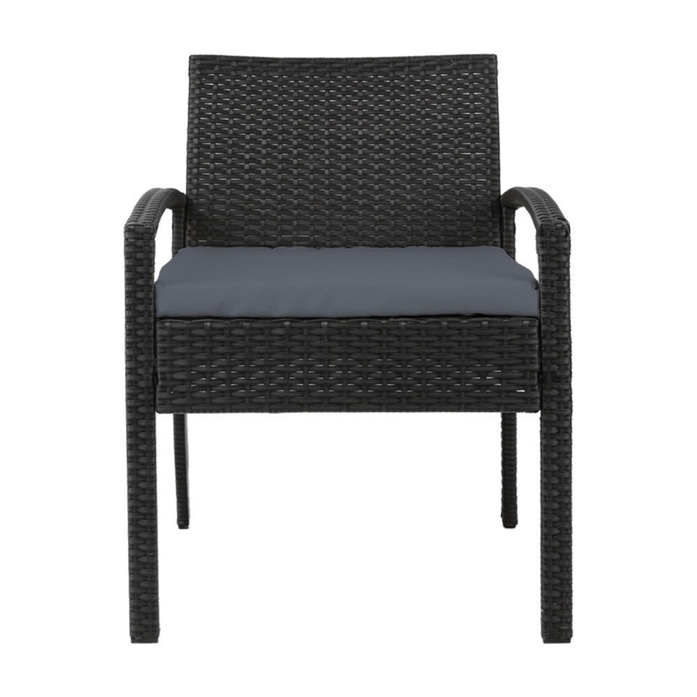 Gardeon Outdoor Dining Chairs Patio Furniture Rattan Chair Cushion Felix