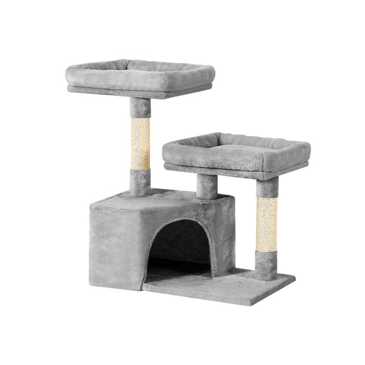 i.Pet Cat Tree 69cm Scratching Post Tower Scratcher Wood Condo House Bed Trees