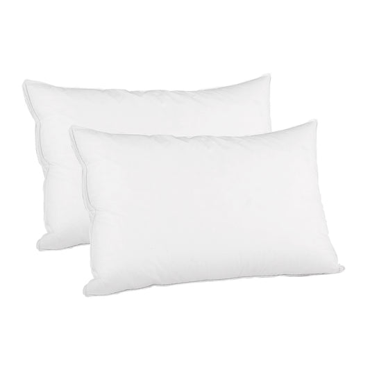 Giselle Bedding Duck Feather Down Pillow Luxury Twin Pack