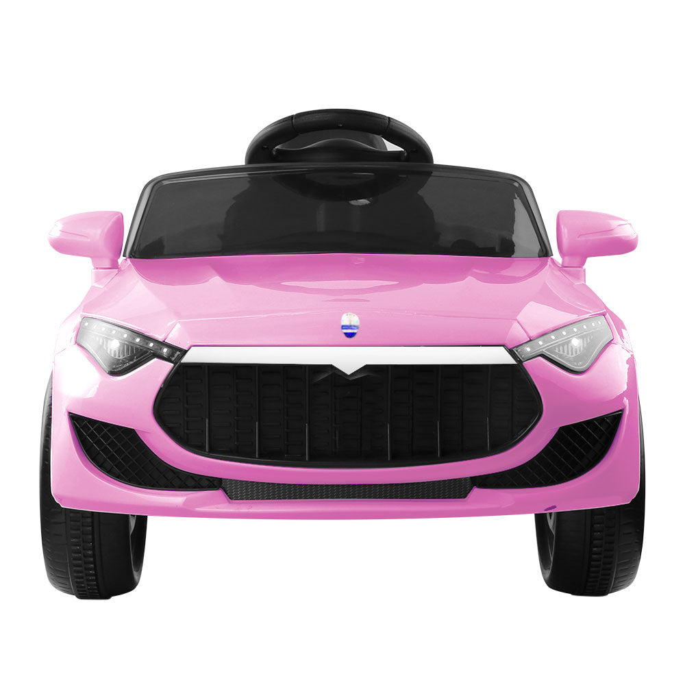 Rigo Kids Electric Ride On Car Maserati-inspried Toy Cars Remote 12V Pink