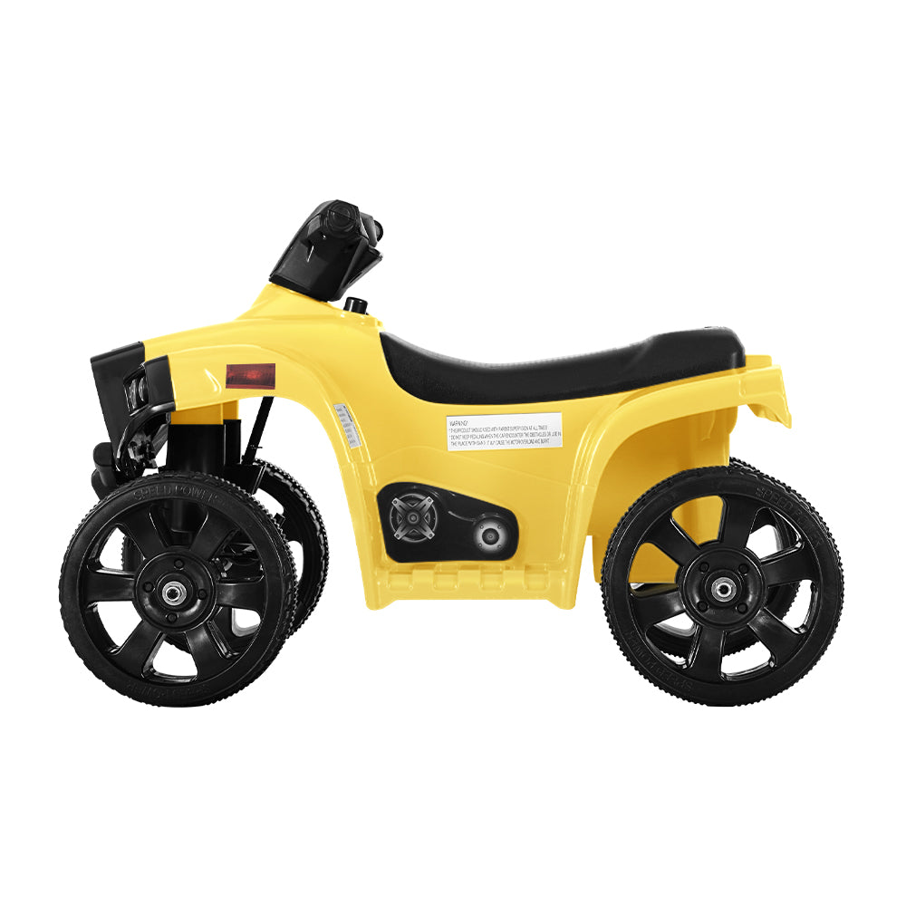 Rigo Kids Ride On ATV Quad Motorbike Car 4 Wheeler Electric Toys Battery Yellow