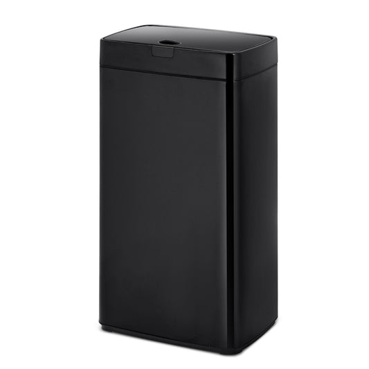 Devanti 45L Motion Sensor Bin Rubbish Automatic Black