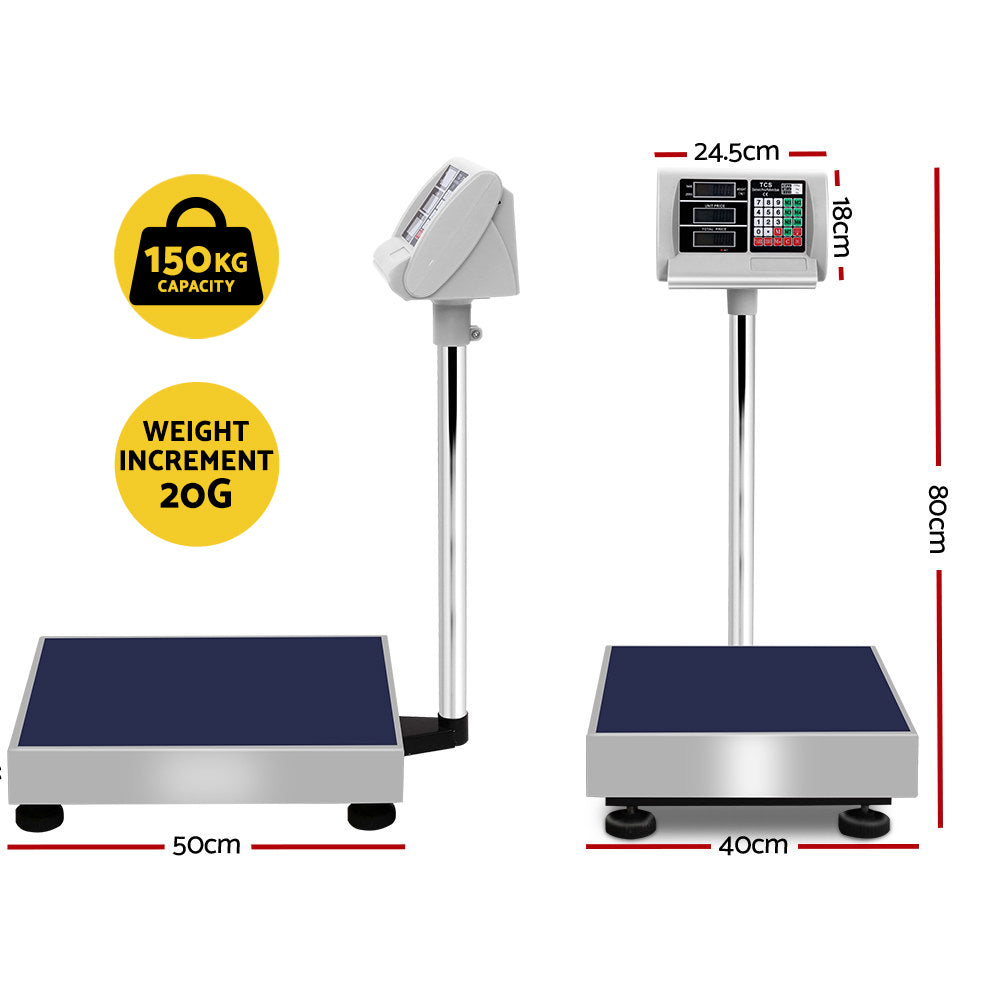 Emajin Platform Scales Digital 150KG Electronic Scale Counting LCD