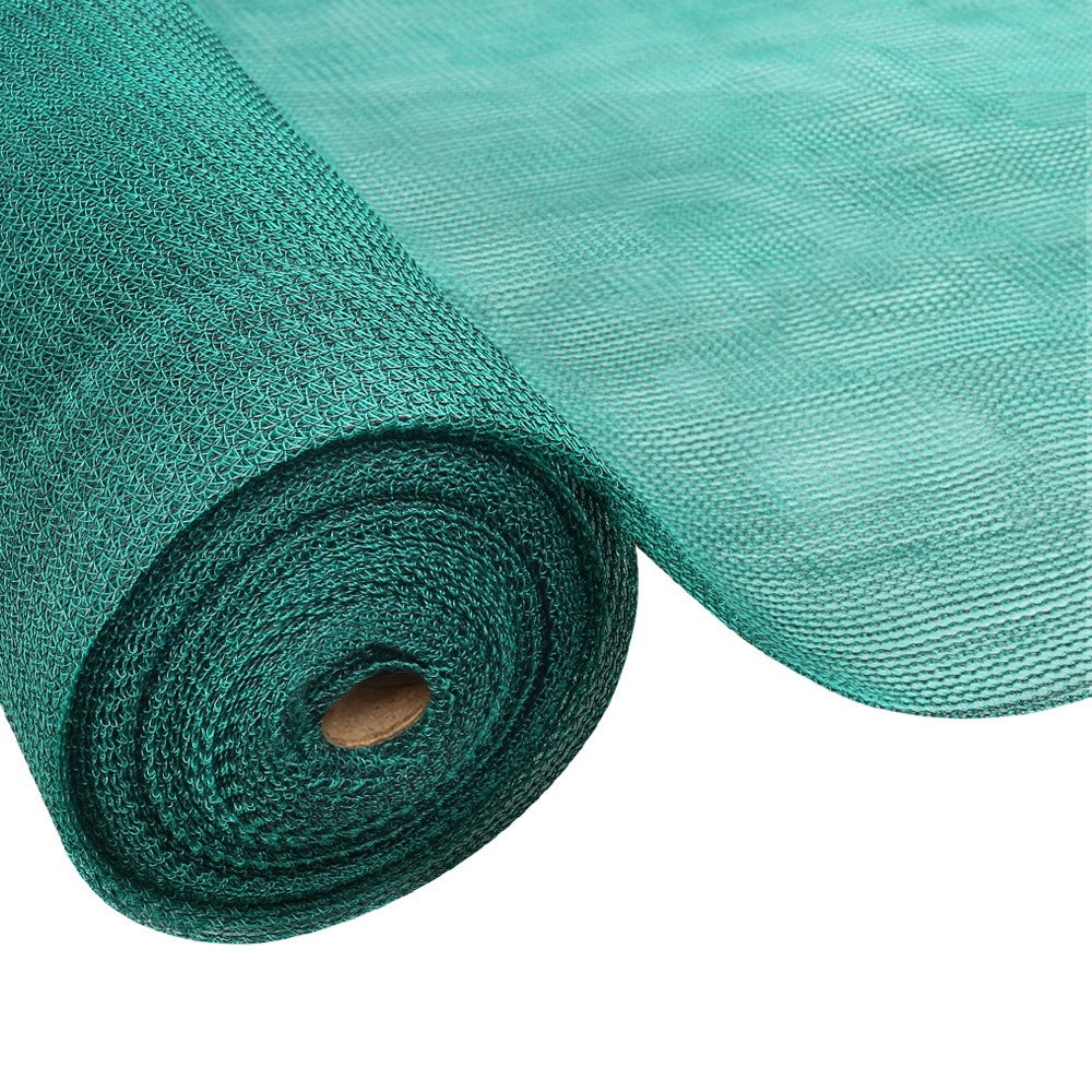 Instahut 50% Shade Cloth 3.66x30m Shadecloth Wide Heavy Duty Green