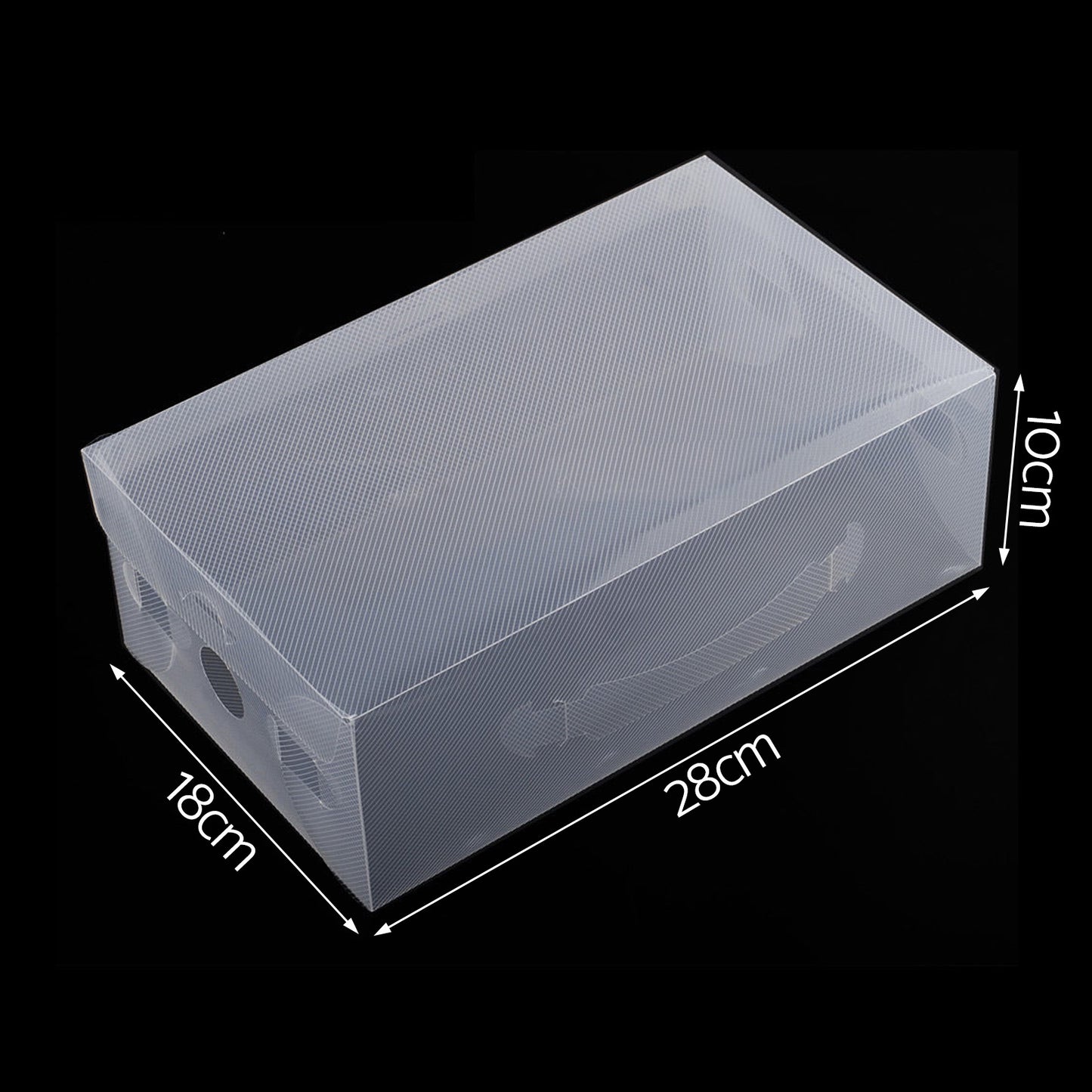Artiss 20X Shoe Box Storage Clear Case Foldable Stackable