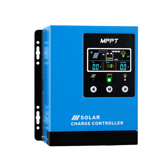 Giantz 40A MPPT Solar Charge Controller Auto 12V/24V/36V/48V Battery Regulator