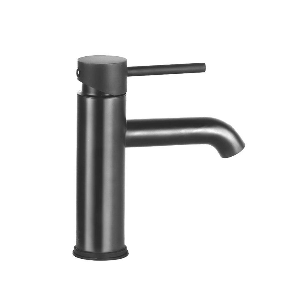 Cefito Bathroom Basin Mixer Tap Round Brass Faucet Vanity Laundry Black