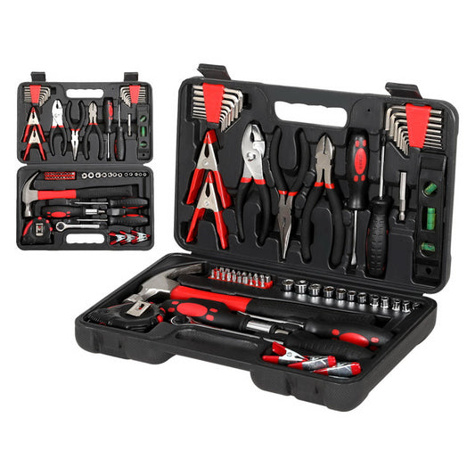 Giantz 70pcs Hand Tool Kit Set Box Household Automotive Repair Workshop w/Case