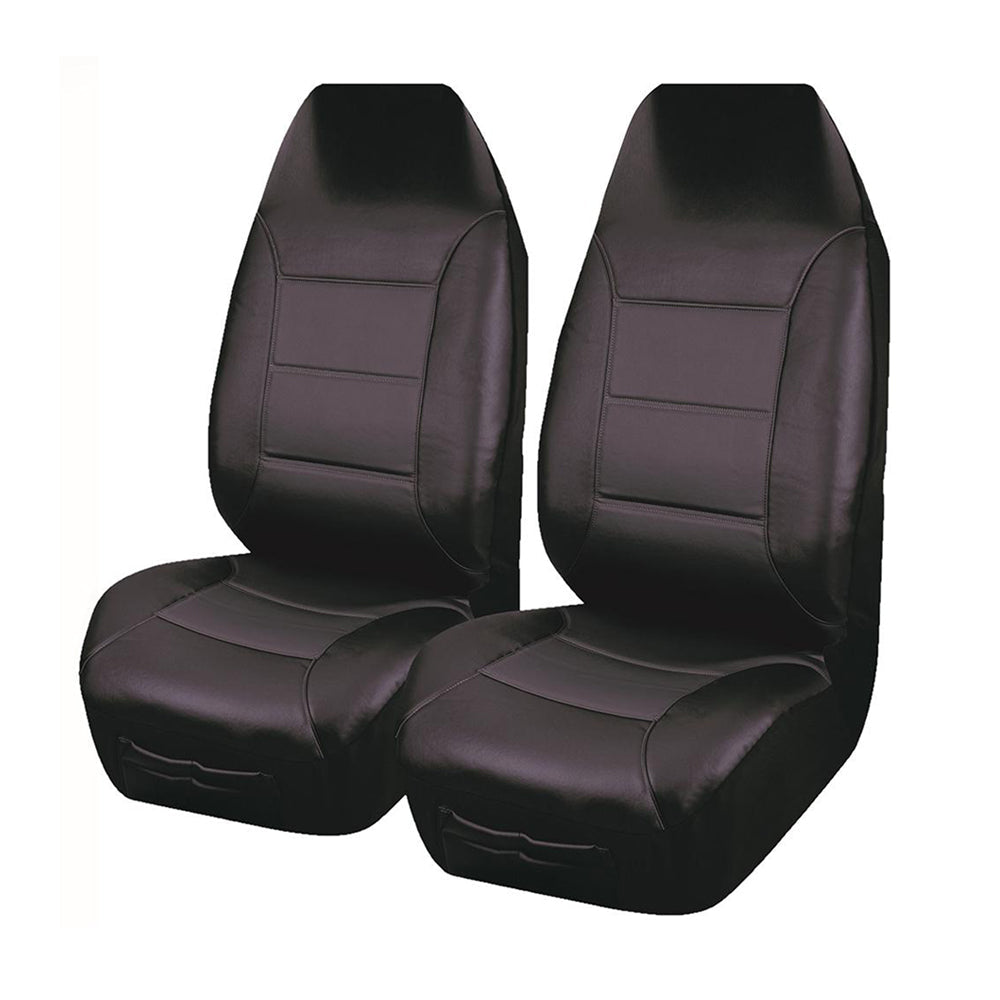 UNIVERSAL FRONT SEAT COVERS  SIZE 60/25 BLACK EL TORO SERIES II