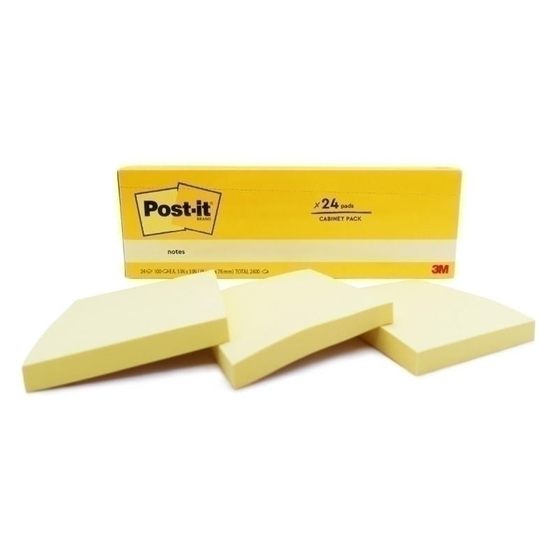 POST-IT Note 654-24CY Ylw Pk24