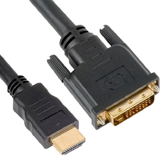 ASTROTEK HDMI to DVI-D Adapter Converter Cable 5m - Male to Male 30AWG OD6.0mm Gold Plated RoHS CB8W-RC-HDMIDVI-5
