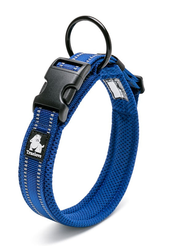 Heavy Duty Reflective Collar Blue S