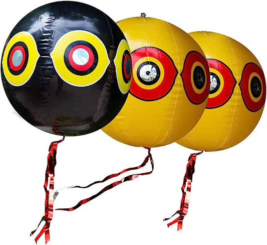 Bird Repellent Predator Eyes Balloons, Pack of 3