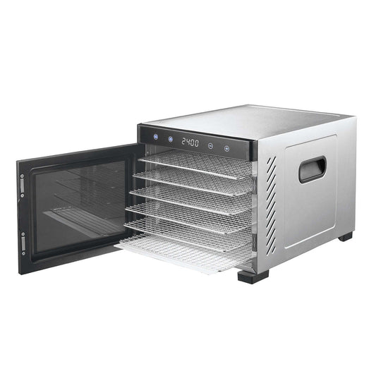 Stainless Steel Food Dehydrator with Large Capacity 6 Trays