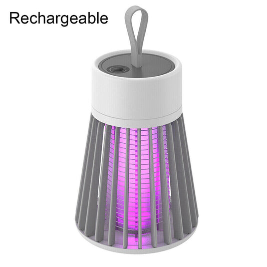 Electric Mosquito Killer Lamp Rechargeable Insect Catcher Fly Bug Zapper Trap LED UV Mozzie