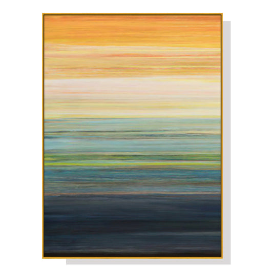 60cmx90cm The Magic Hour I Gold Frame Canvas Wall Art