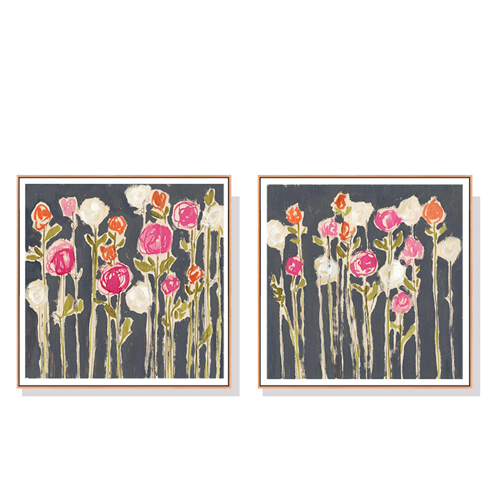 50cmx50cm Laurels Lollies 2 Sets Wood Frame Canvas Wall Art