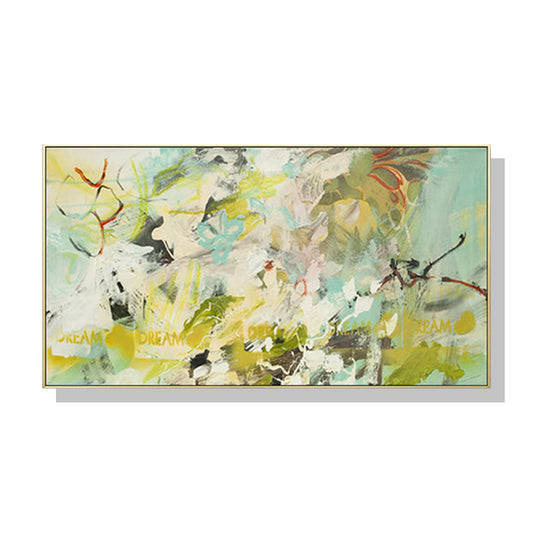 60cmx120cm Summer Dream Gold Frame Canvas Wall Art