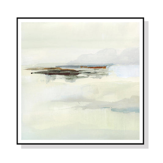 70cmx70cm Atmospheric Edge Black Frame Canvas Wall Art