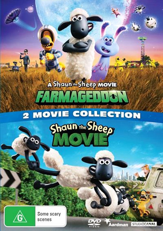 A Shaun The Sheep Movie - Farmageddon / Shaun The Sheep Movie | Double Pack - Franchise Pack DVD