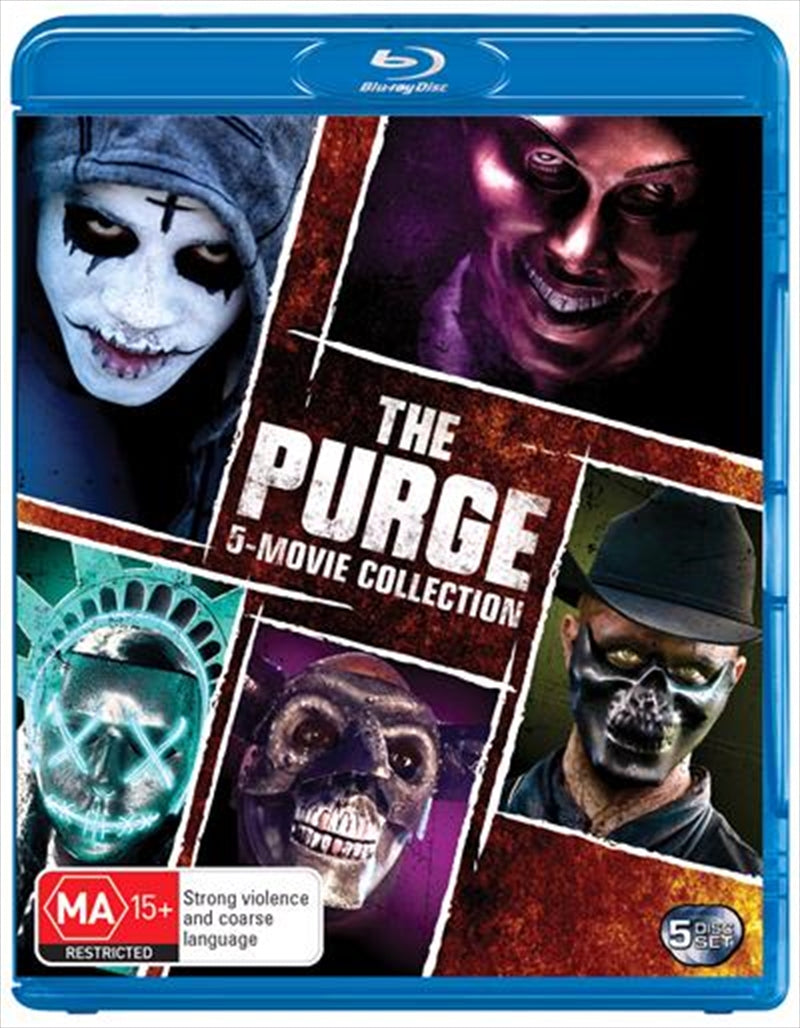 Purge / The Purge - Anarchy / The Purge - Election Year / The First Purge / The Forever Purge | 5 Mo Blu-ray