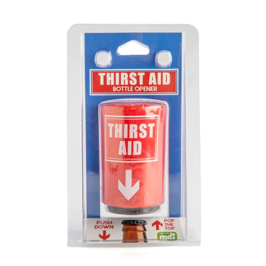 Thirst Aid Push Down Opener