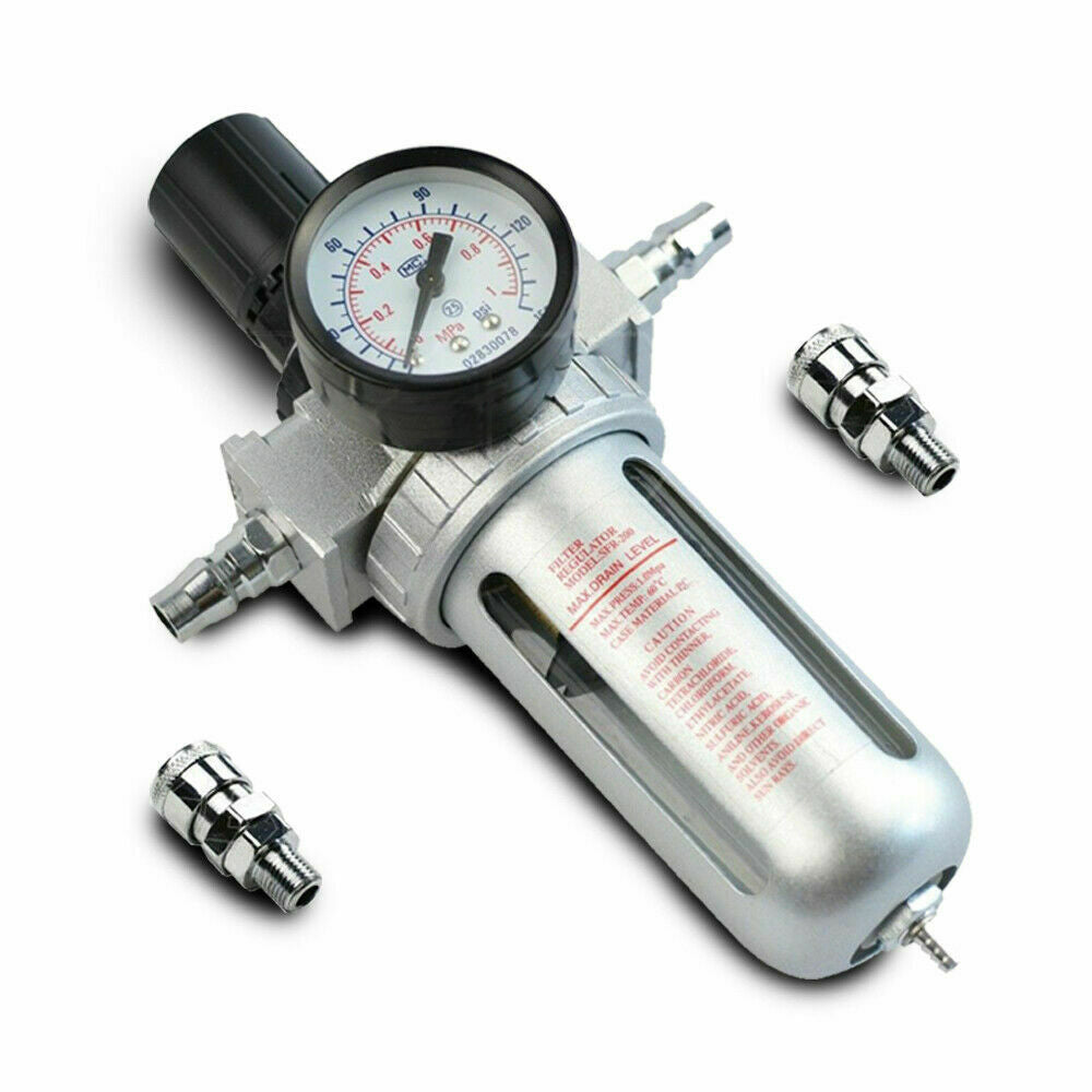 Bullair X-BULLAir Compressor Oil Moisture Water Filter Regulator Separator Mou ...